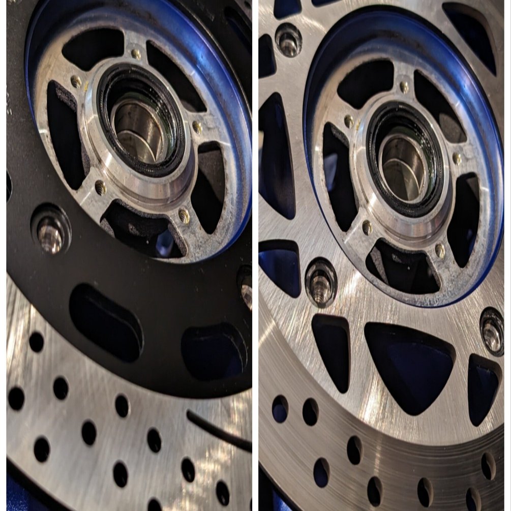 SUNSTARのTMAX530用リアブレーキローター/ABSの有効性(⁠✿⁠^⁠‿⁠^⁠)｜Re