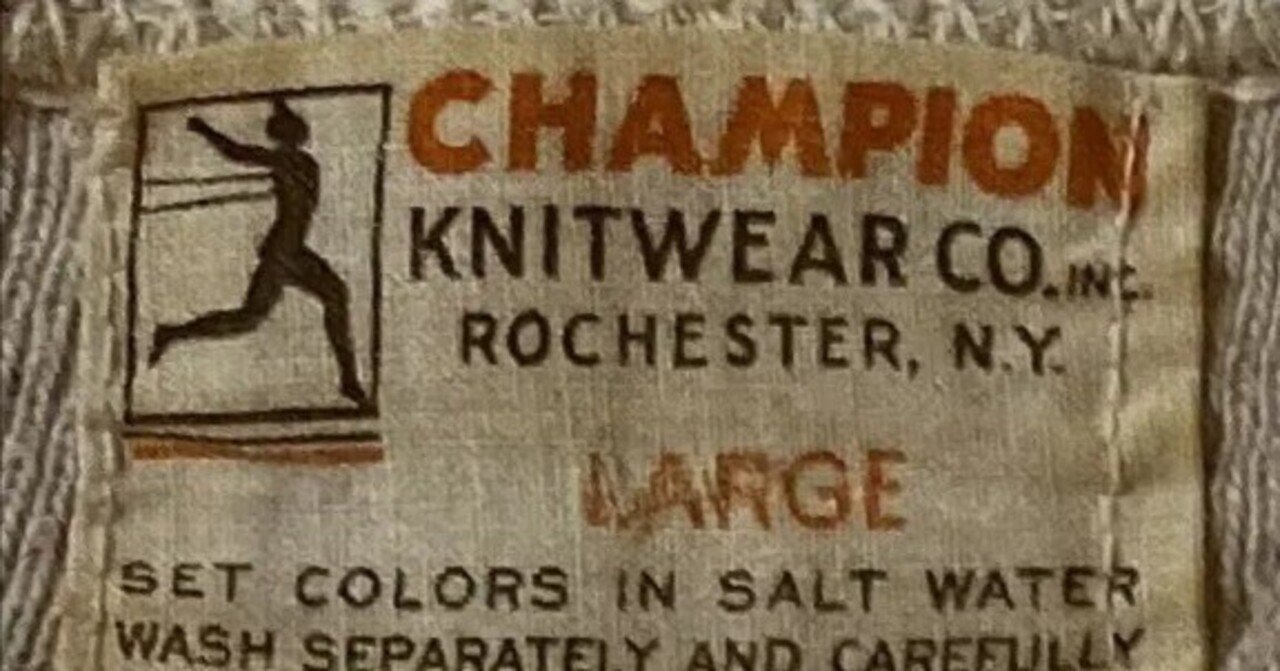 チャンピオン　ビンテージ Champion リバースウィーブの年代の見分け方｜STORAGE note