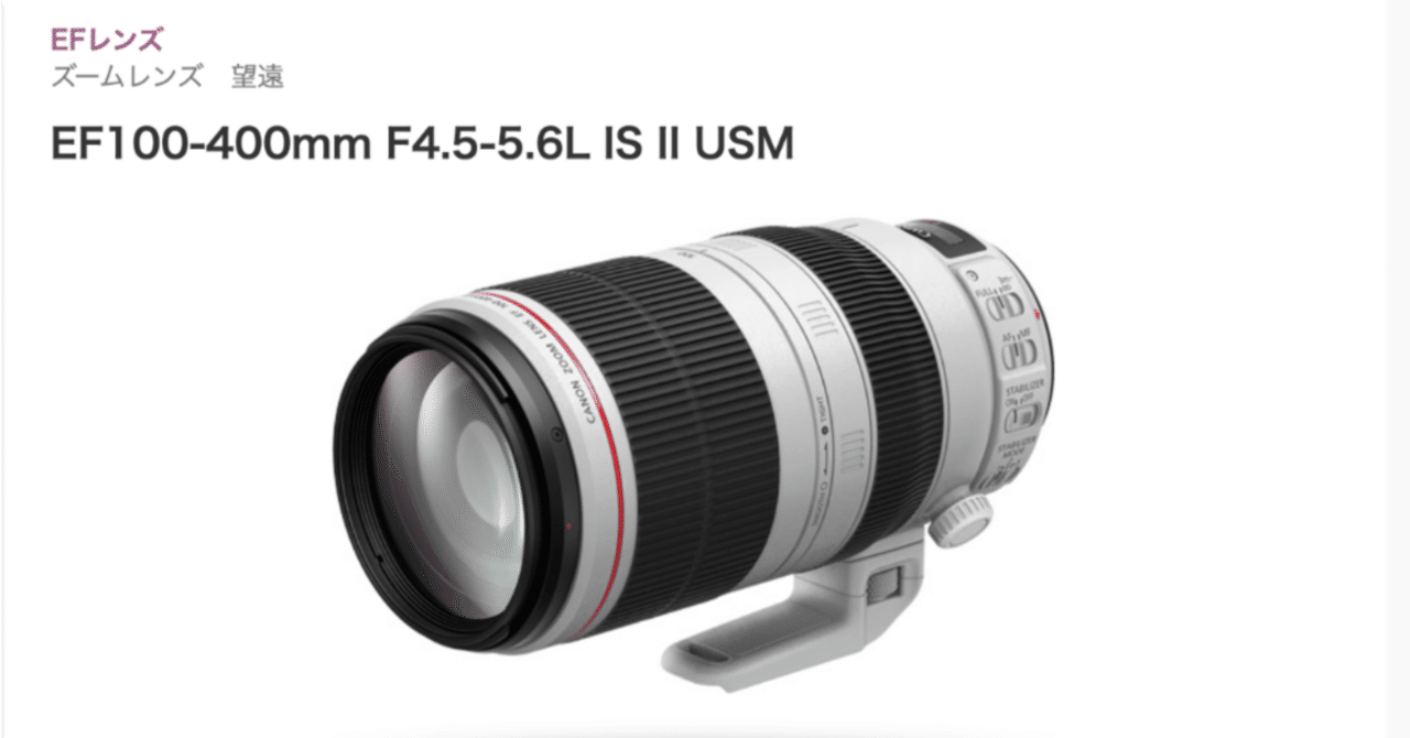 EF100-400mm F4.5-5.6L IS II USM｜タカシ