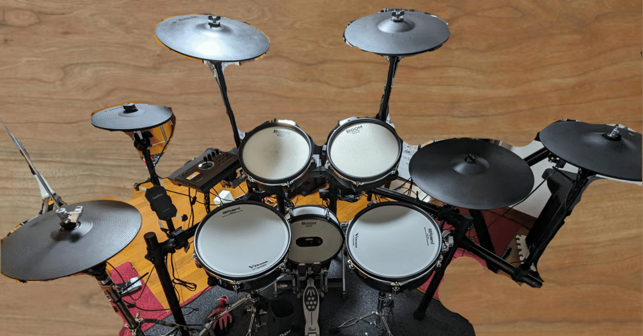 my電子ドラム構成（サブ）｜りゅうたつ@ドラム歴15年