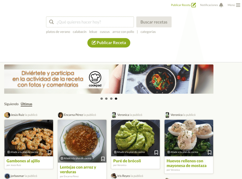 はじめまして クックパッド スペインです Maiko Cookpad Spain Note