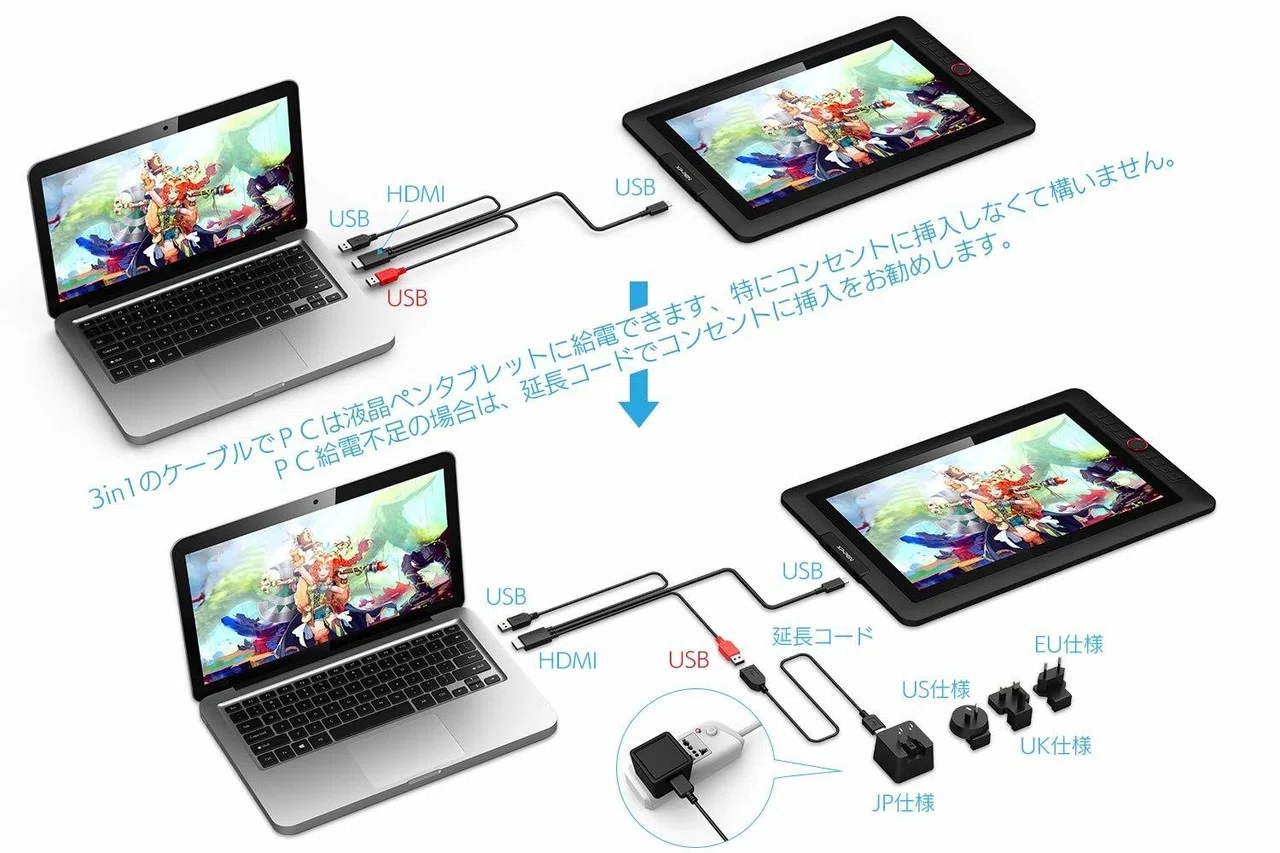 XP-Pen 液晶タブ Artist 15.6 Pro: ボックステスト｜kunun21