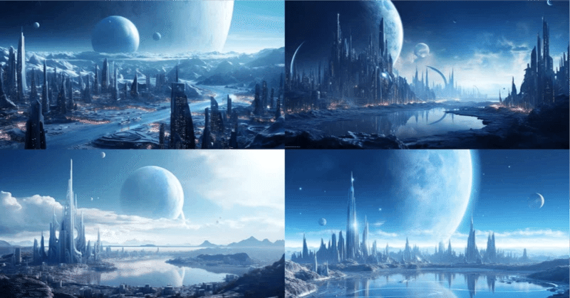 神秘的な未来都市：Midjourneyプロンプト｜AI情報誌 KENTO