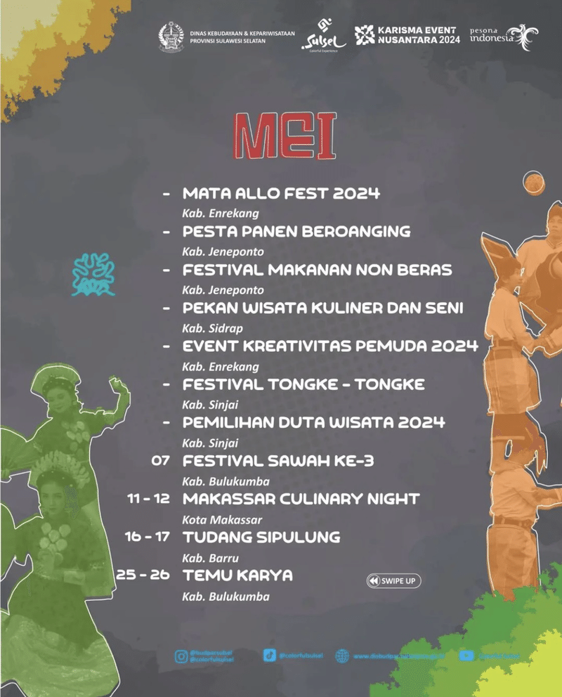 【南スラウェシ州】イベント情報2024|スラウェシ島観光情報マガジン