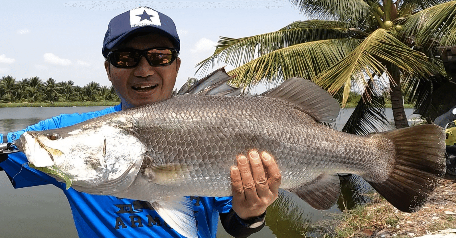 大きなバラマンディも釣れる奇跡のローカル釣堀をバンコクに見つけた