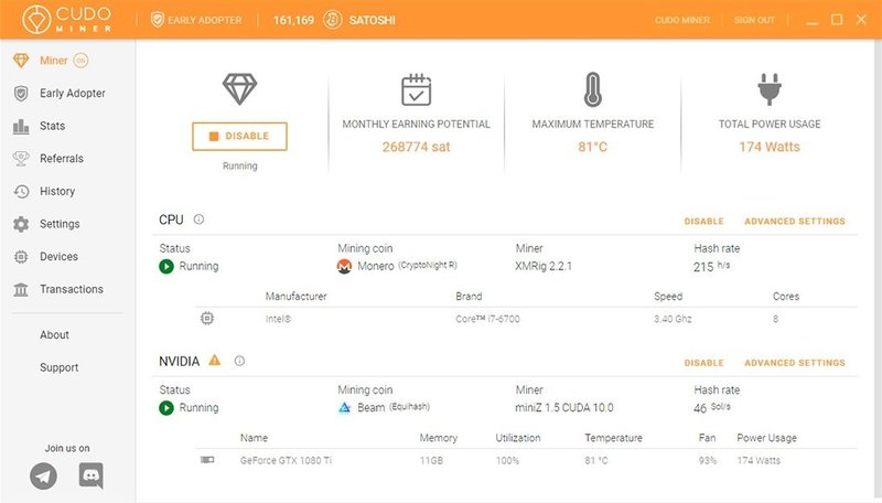 Cudominerを使って普段使いのpcでマイニングしてみた エンジョイクリプト Note Cudominerを使って普段使いのpcでマイニングしてみた エンジョイクリプト Note