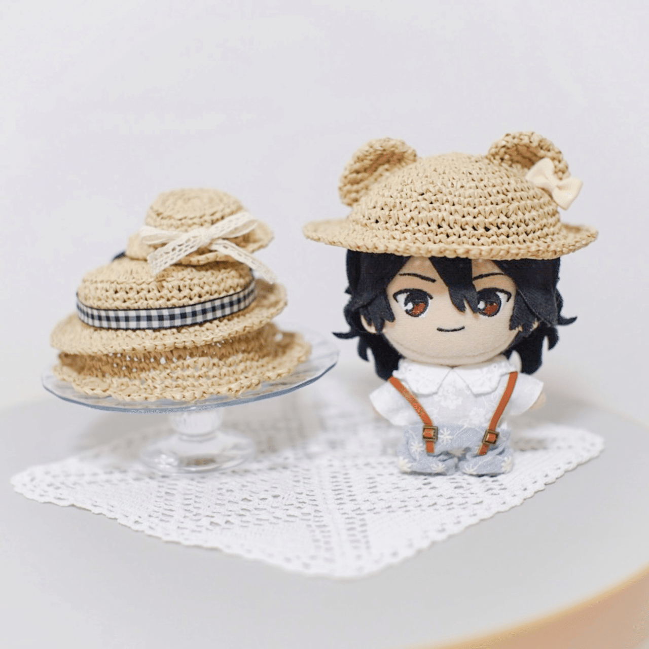 【オーダーページ】ちびぬい　はぴぬい　麦わら帽子 オーダーページ】ちびぬい はぴぬい 麦わら帽子 オーダーページ】ちび