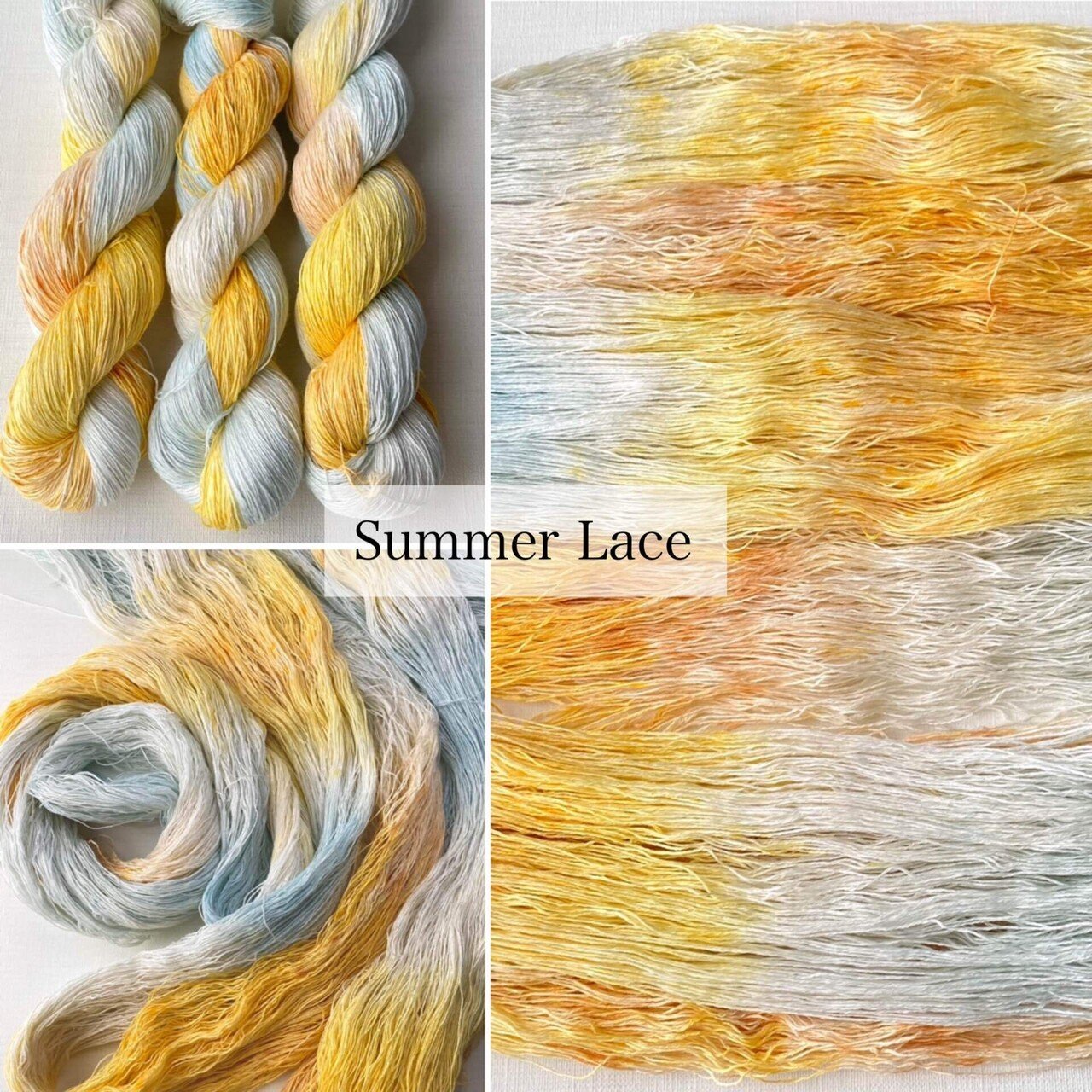 リン　毛糸のブーケ　2点 リン 毛糸のブーケ 2点 リン 毛糸のブーケ 2点 リン 毛糸のブーケ