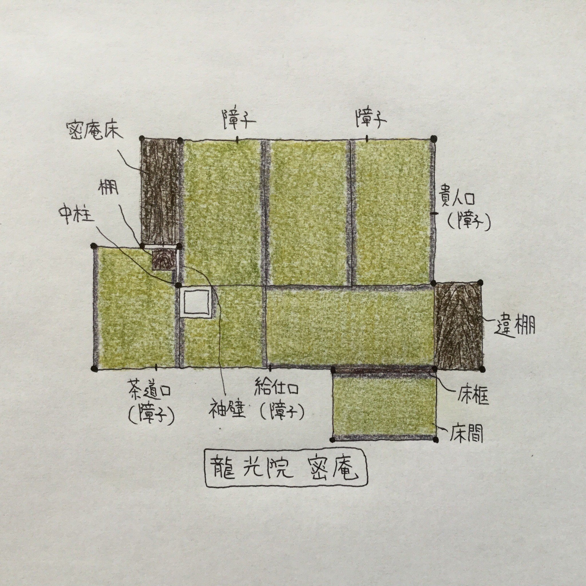 遠州の茶室 国宝 密庵 茶室建築 Tea Room Note 遠州の茶室 国宝 密庵 茶室建築 Tea Room Note