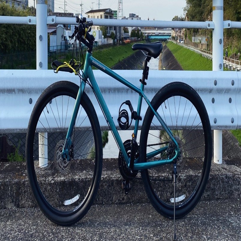 クロスバイク初心者が自分のバイクをカスタムしてみた｜髑髏フラワー