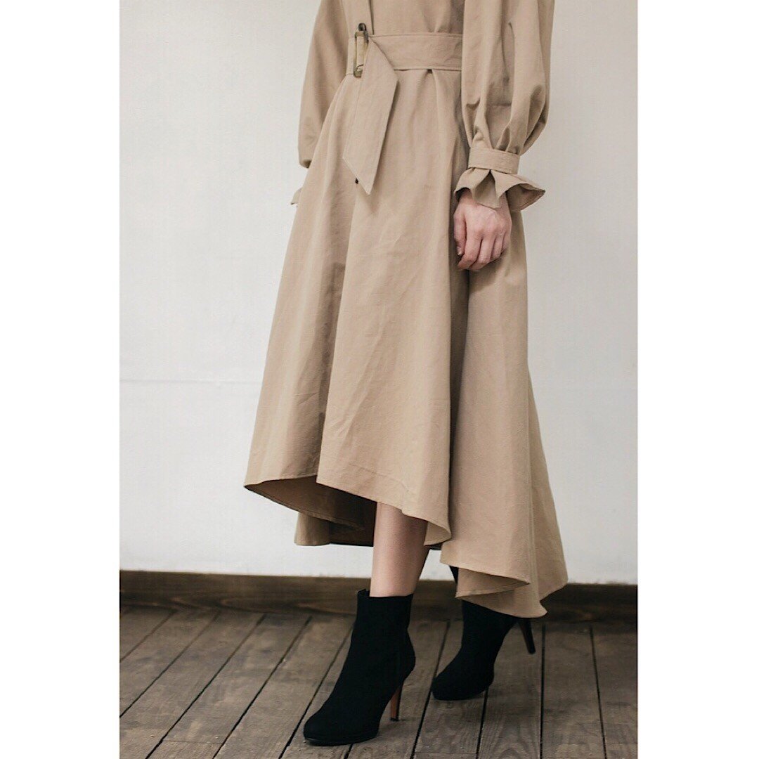 Ruimeme スリーブレストレンチ ベージュ Ruimeme スリーブレストレンチ ベージュ
