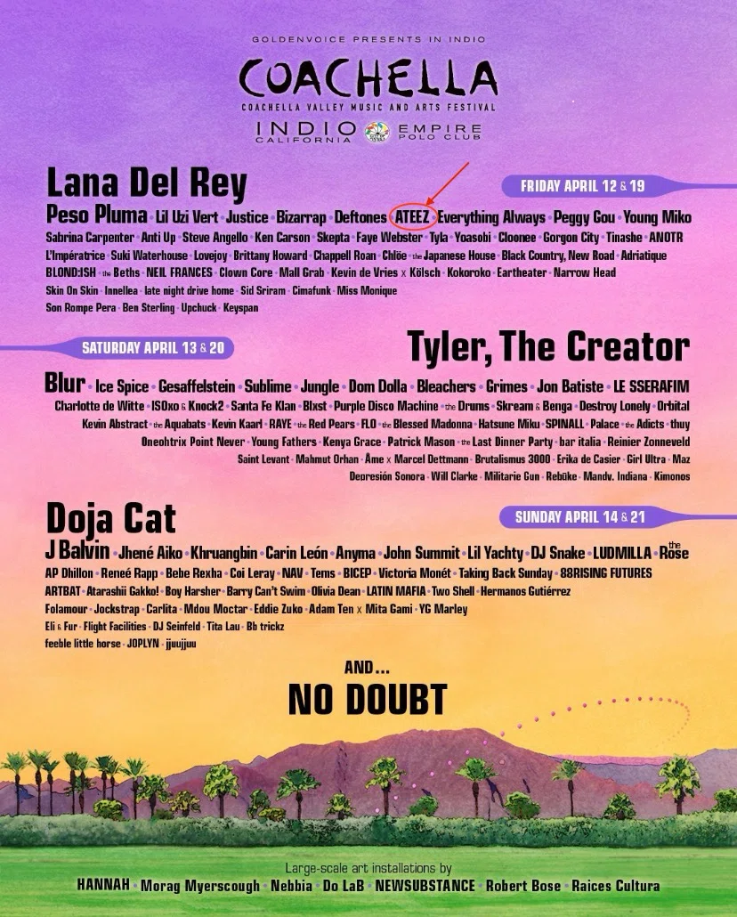Coachella(コーチェラ)に出演したATEEZ|miyu-fa(みゆふぁ) Coachella(コーチェラ)に出演したATEEZ|miyu-fa(みゆふぁ)