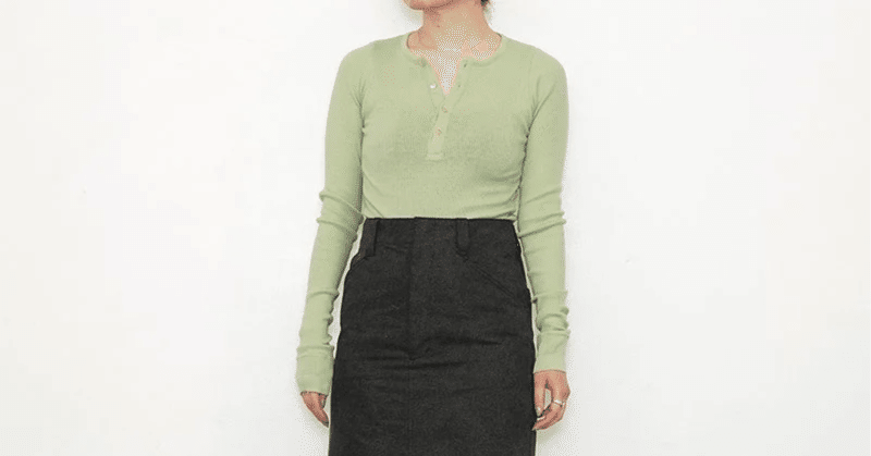 今着たいトップス【AURALEE】ORGANIC SOFT RIB HENLEY NECK L/S TEE