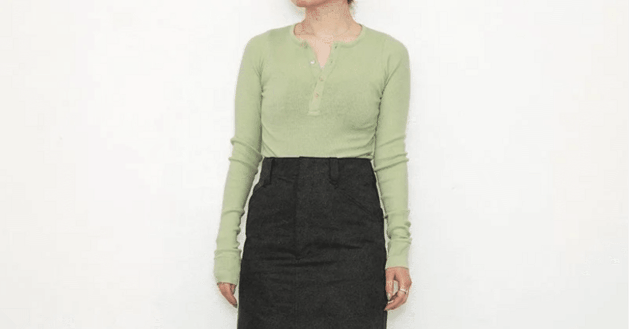 今着たいトップス【AURALEE】ORGANIC SOFT RIB HENLEY NECK L/S TEE