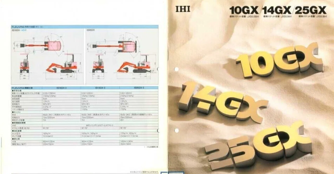 石川島建機 IS10GX-3/IS14GX-3/IS25GX-3｜建設機械化ライブラリー