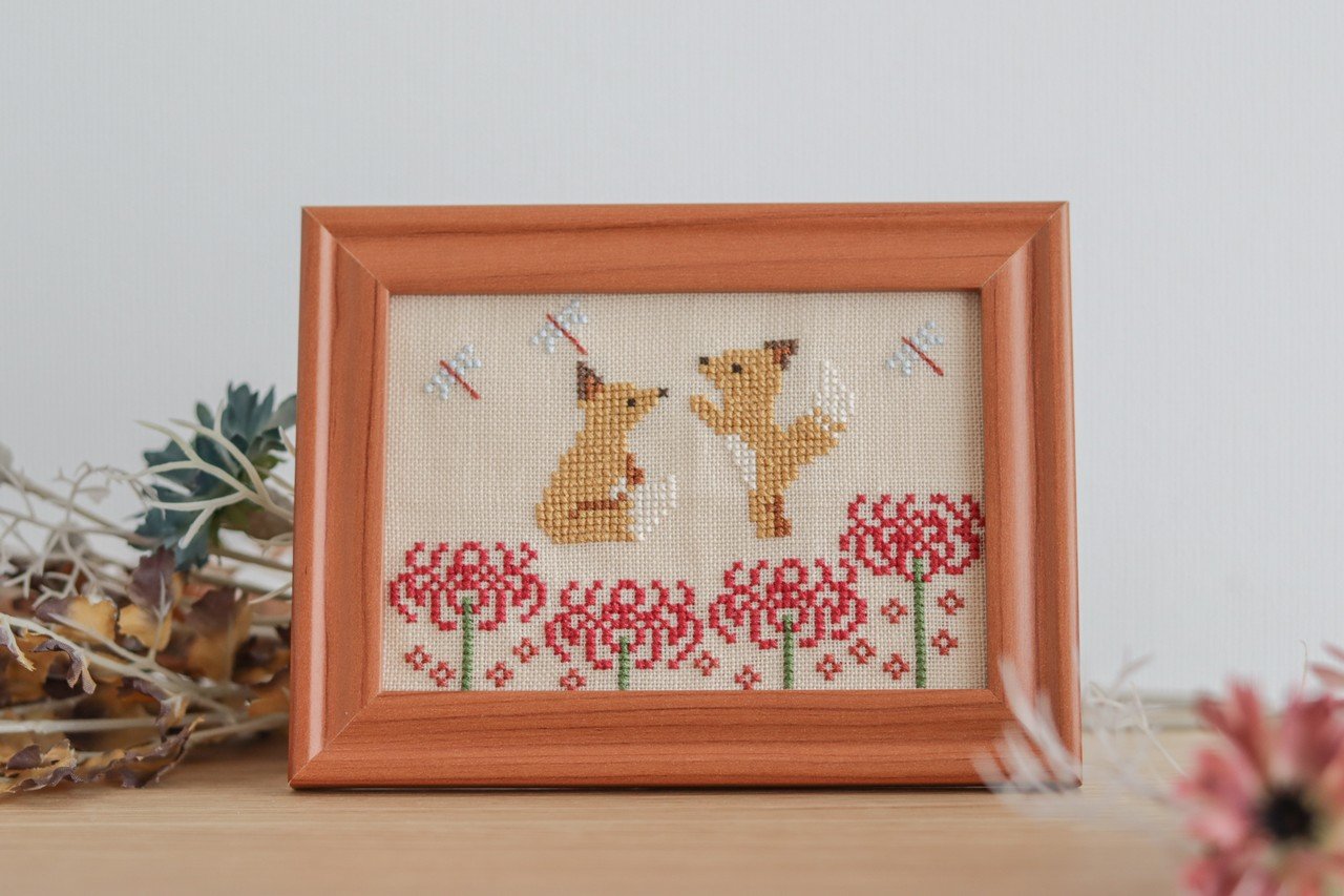 クロスステッチ 作品 掲載本のおしらせ その3 刺しゅう歳時記 (クロスステッチで彩る