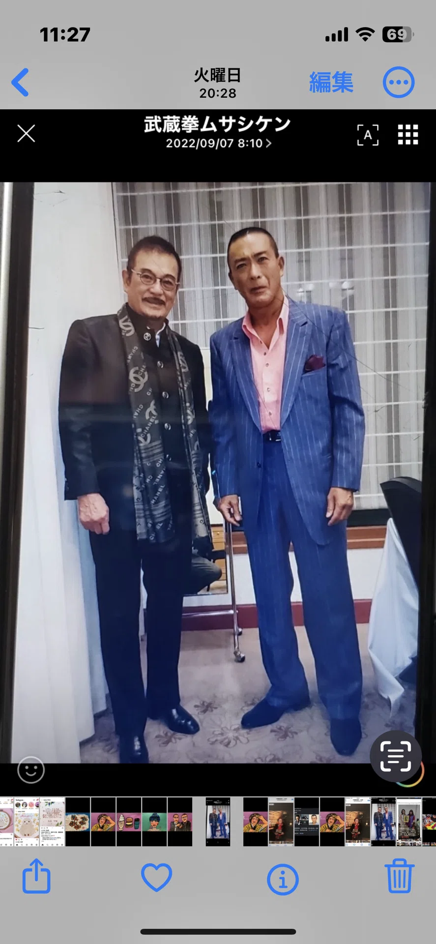 沖縄のピカソ小波津有希」俳優の武蔵拳さんは、有希に応援メッセージ