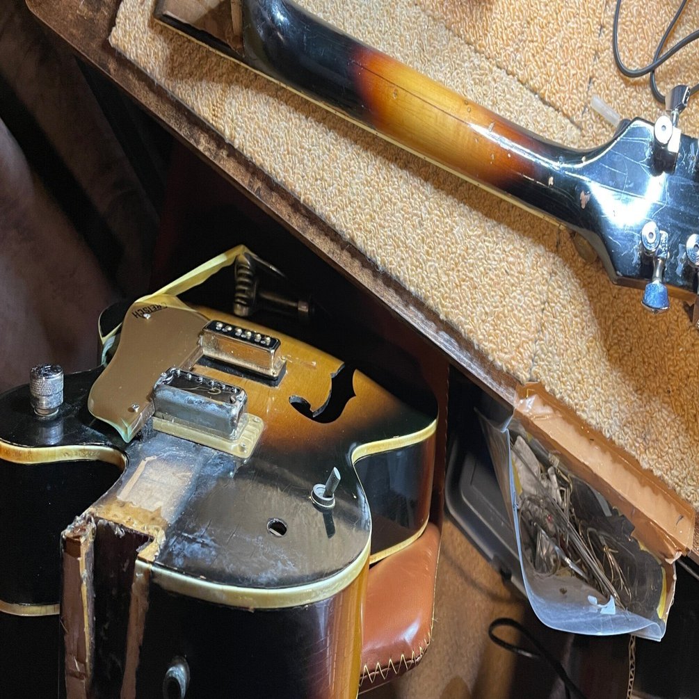 1965年製Gretschのネックリセット｜佐々木陵史郎