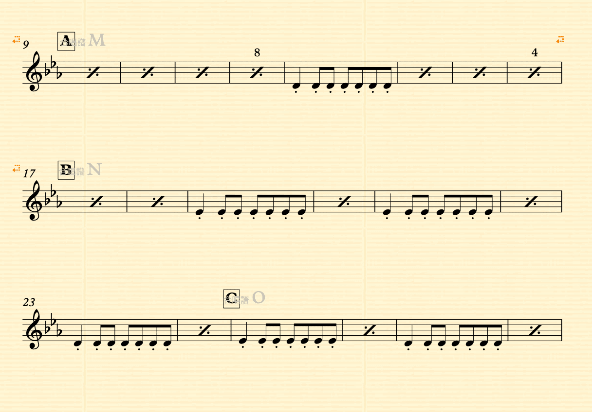 Sibeliusでのパート譜作成 Takuya Imahori Note Sibeliusでのパート譜作成 Takuya Imahori Note