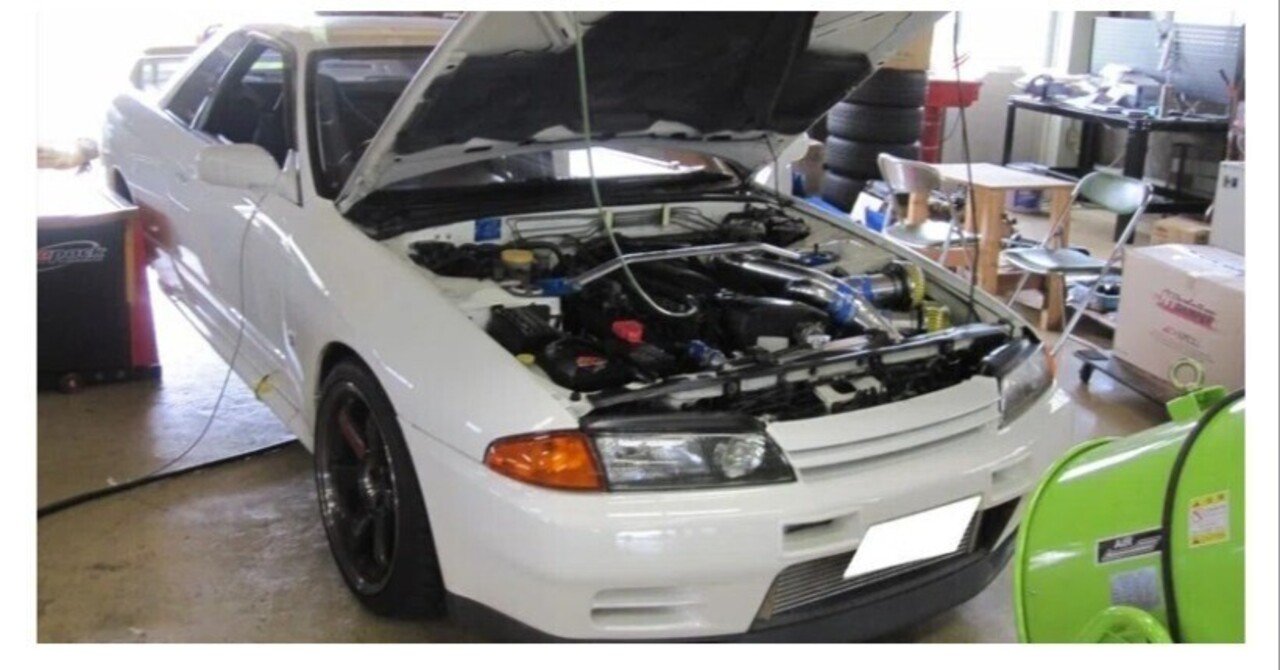 BNR32 32 スカイライン GTR めざまし 後期 フロント バンパーホース 