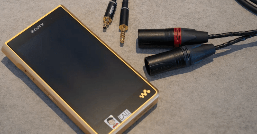 SONY ソニー ウォークマン iPod スピーカー コード多数　ジャンク カスタムケーブル＞ウォークマンのバランス出力を、スピーカーで鳴らす