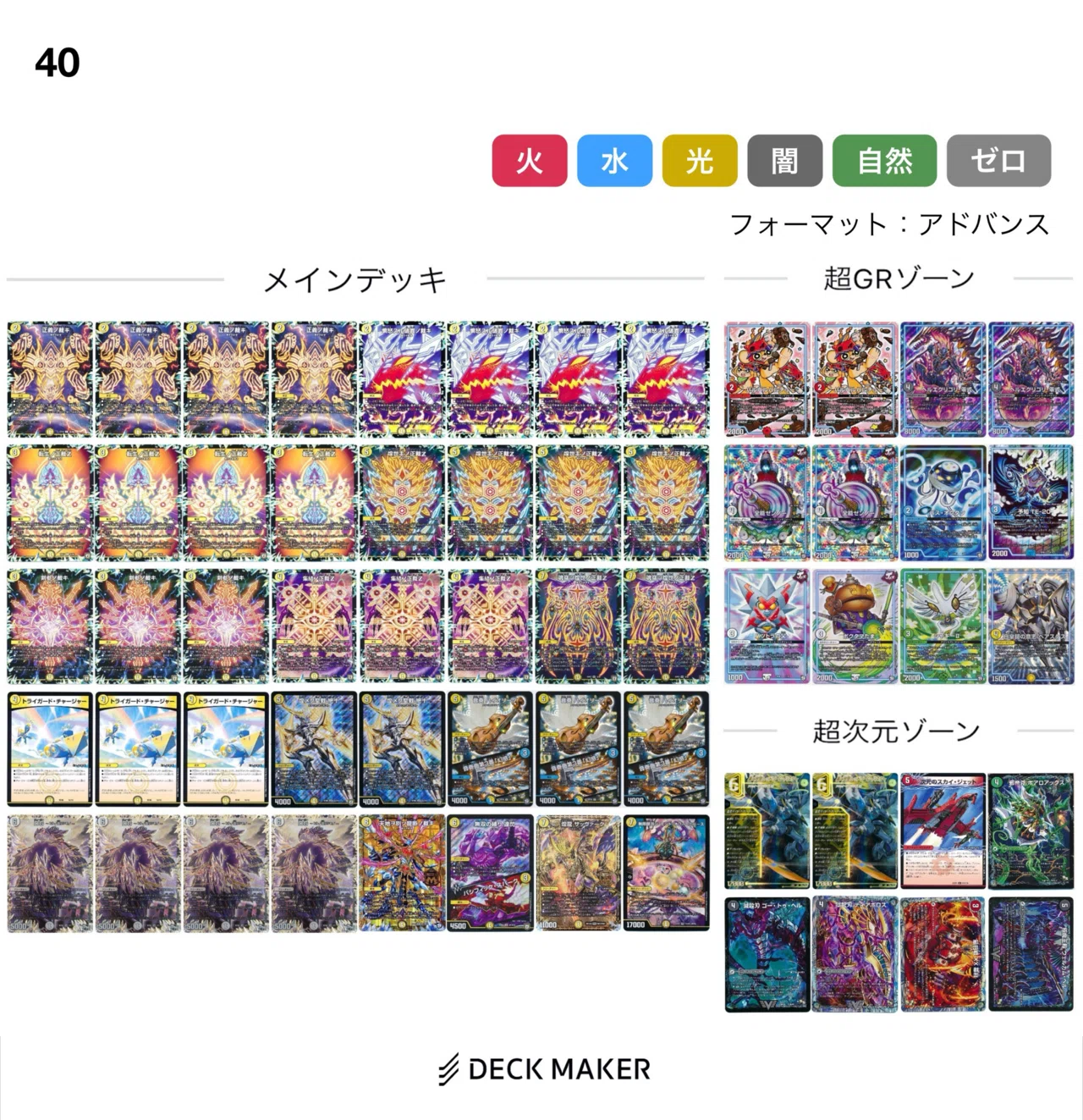 白単サバキZ 裁きZデッキ40枚/GRATSスリーブ・二重スリーブ付き スリーブ