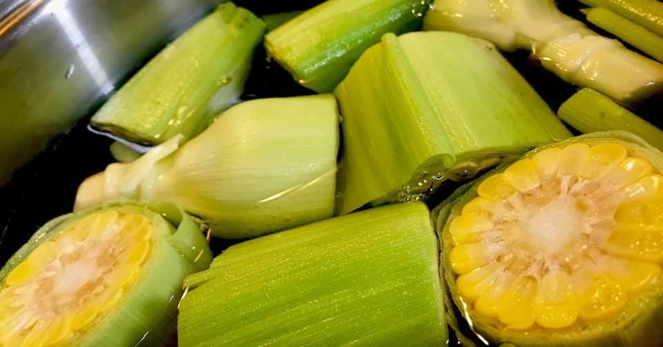 もったいない食材辞典9 トウモロコシの芯皮ヒゲ もったいない料理人 みっきー Note