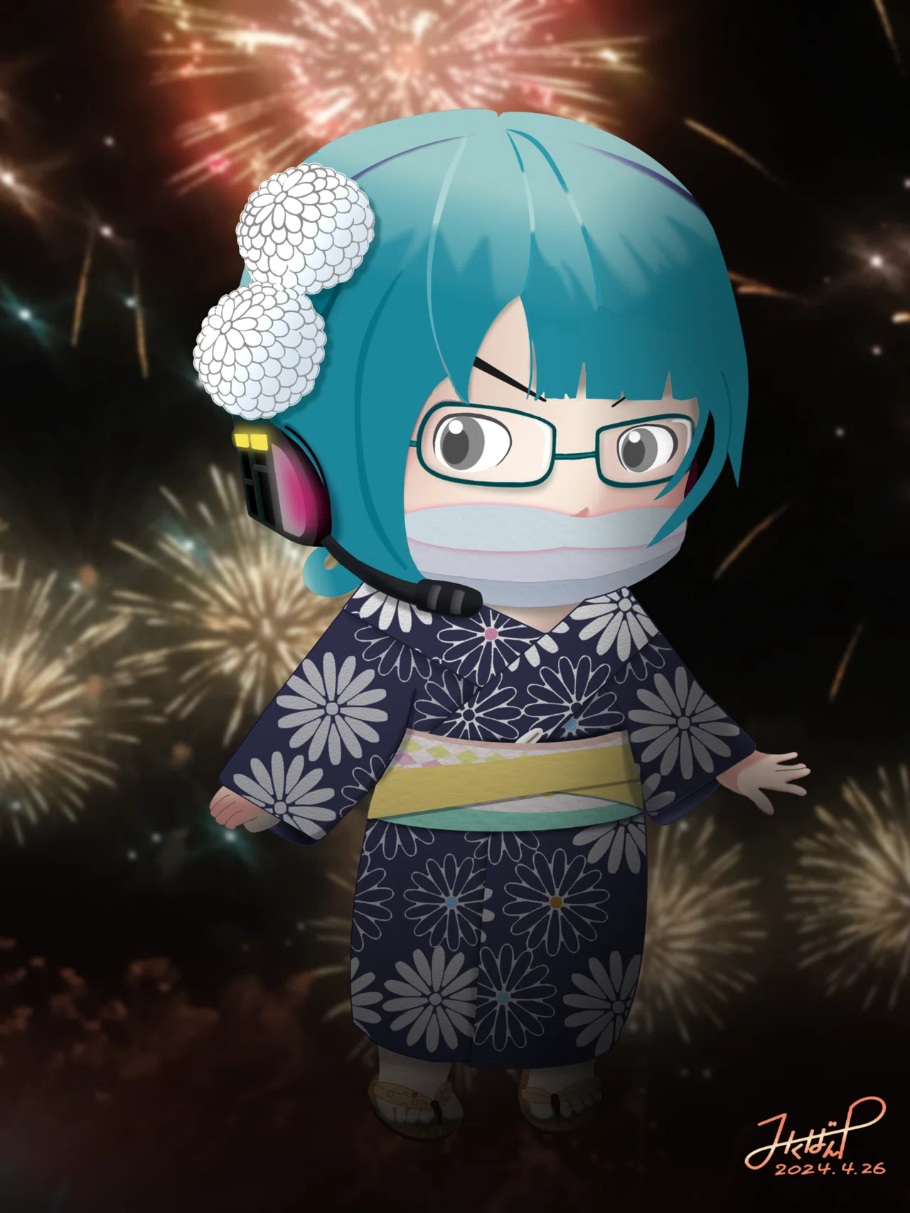初音ミク花火」行ってきた｜みくばんP