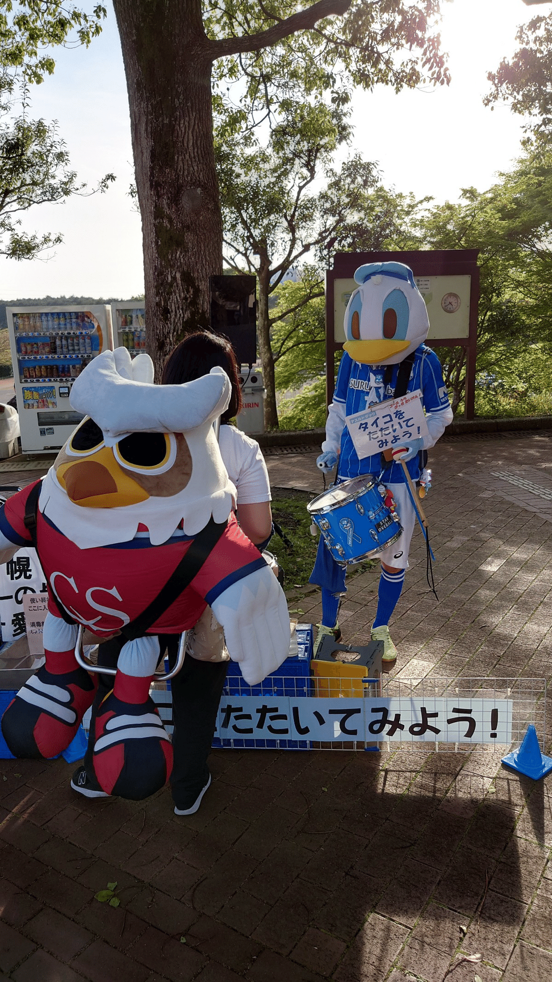 おおきいドーレくんと沼津遠征｜ぽんぽ子