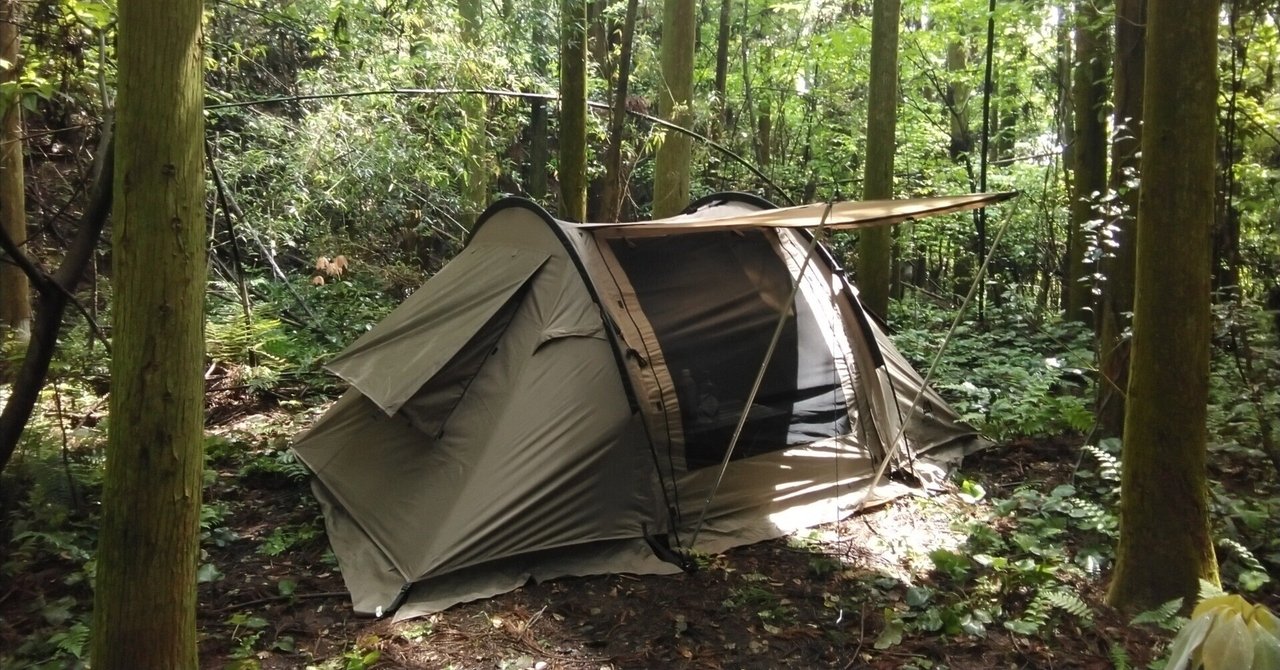 Vastland トンネルテントデュオでソロキャンプ｜尾上祐一郎(テントバカ)