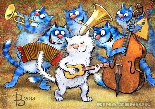 ロシアでは超有名な青い猫 Yuji Note