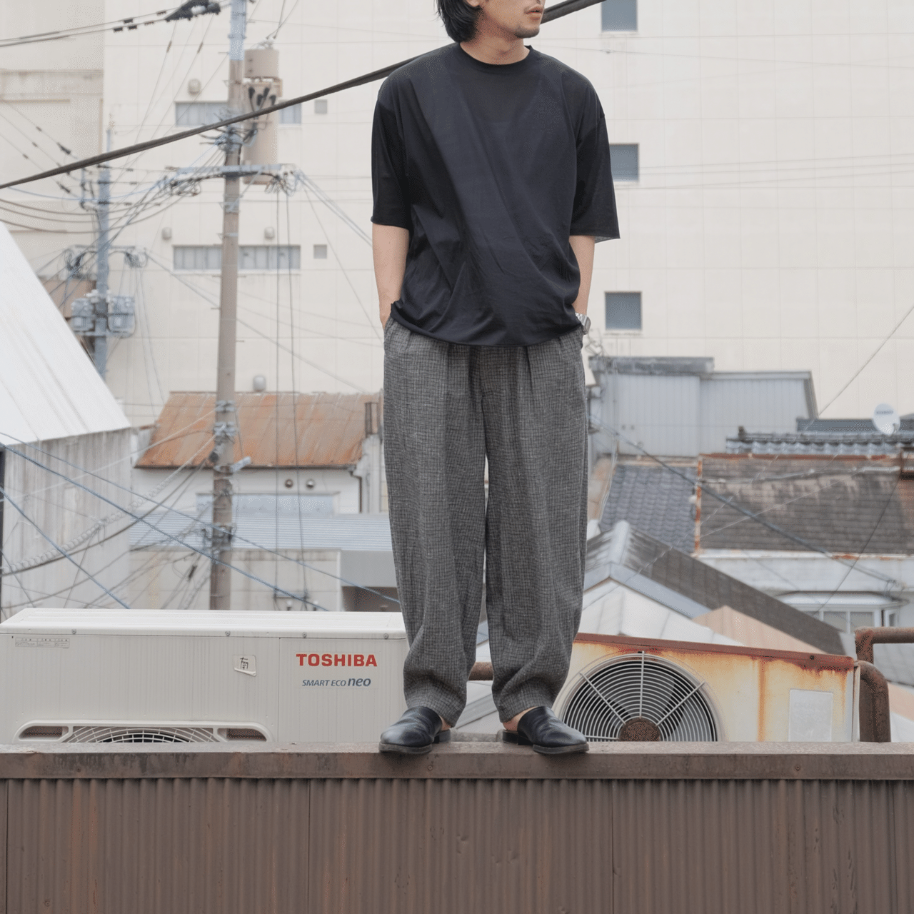 定価42900円 m's braque ハーレムパンツ バルーンパンツ レッド m