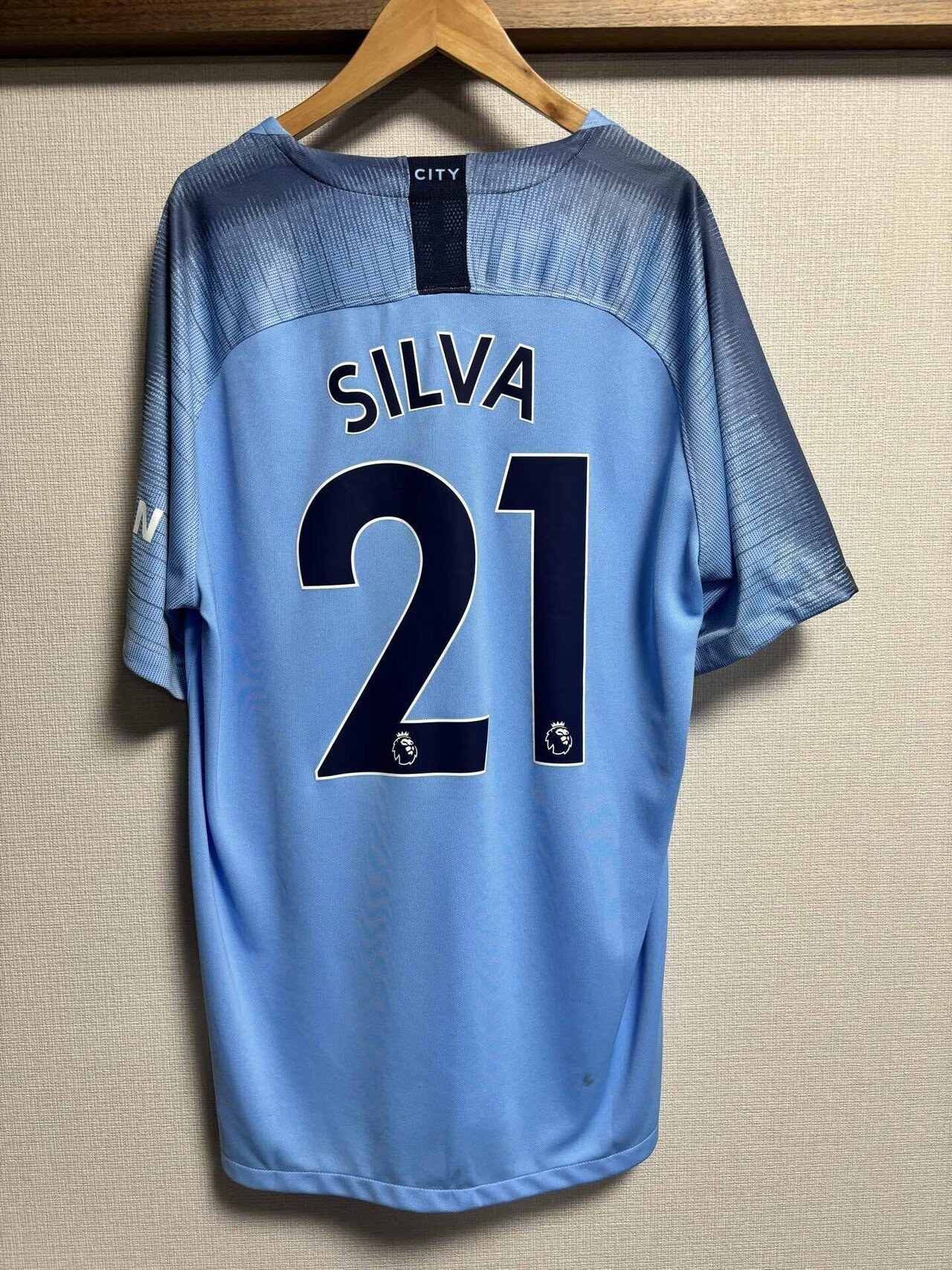 DAY6】18-19 Manchester City Home #21 SILVA (Not for sale)｜TAYLOR