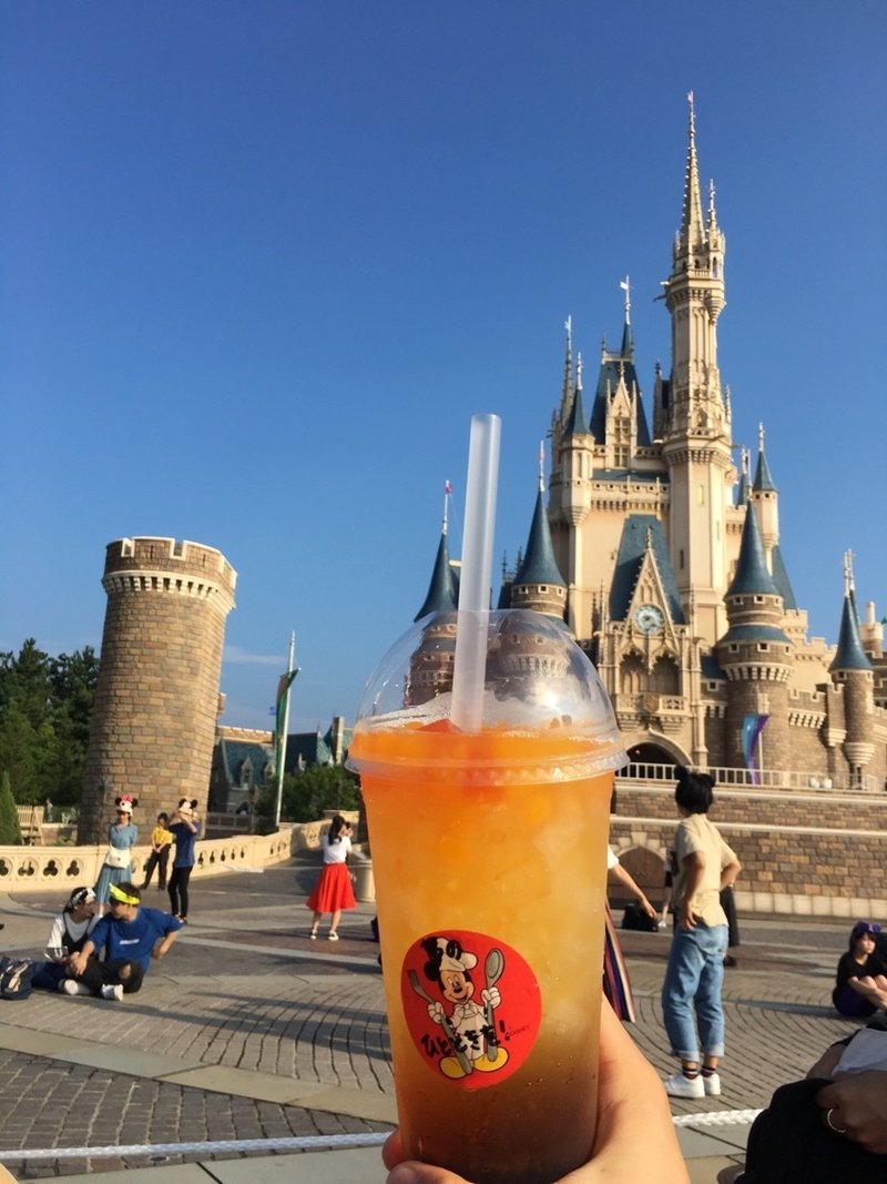 ディズニーフード スパークリングタピオカティー マンゴー シトラス Sheart 奇道ぱーぷる Note