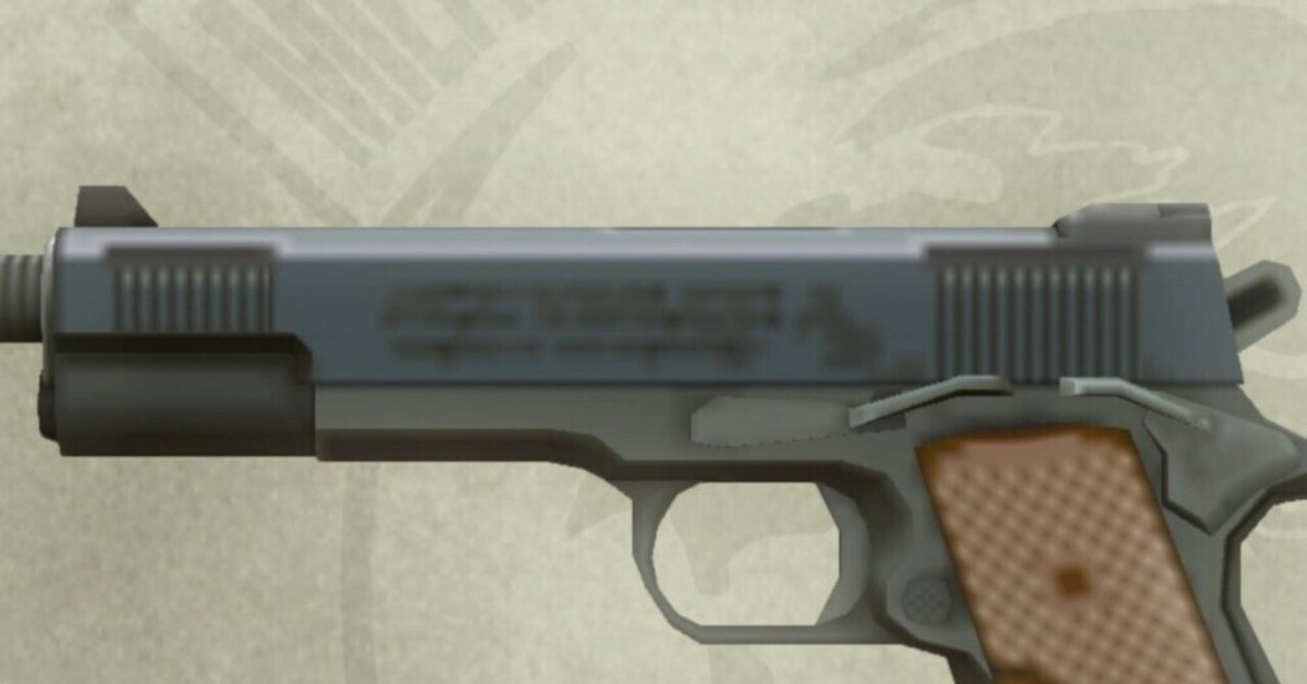 PW版1911カスタム(スネークマッチ)についての備忘録|甲冑 PW版1911カスタム(スネークマッチ)についての備忘録|甲冑