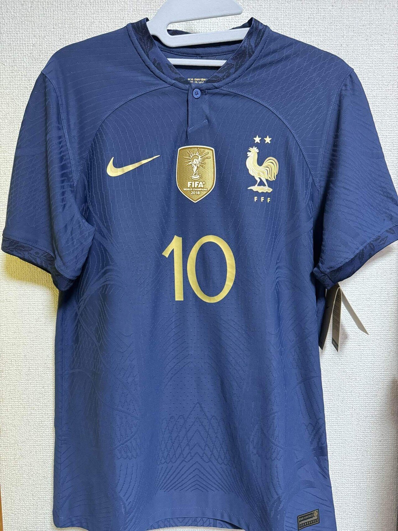 DAY6】22-24 France Home Authentic #10 Kylian Mbappe (Not for sale)｜ひで