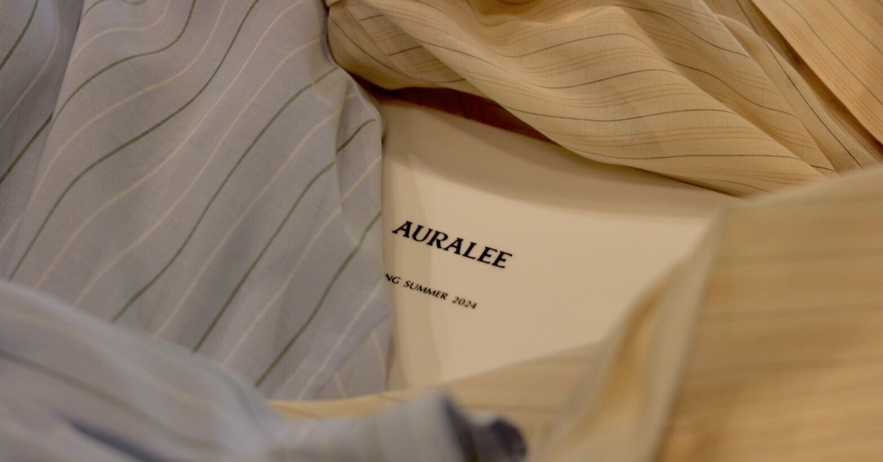 今季イチオシのシャツ【AURALEE オーラリー】HARD TWIST FINX ORGANDY