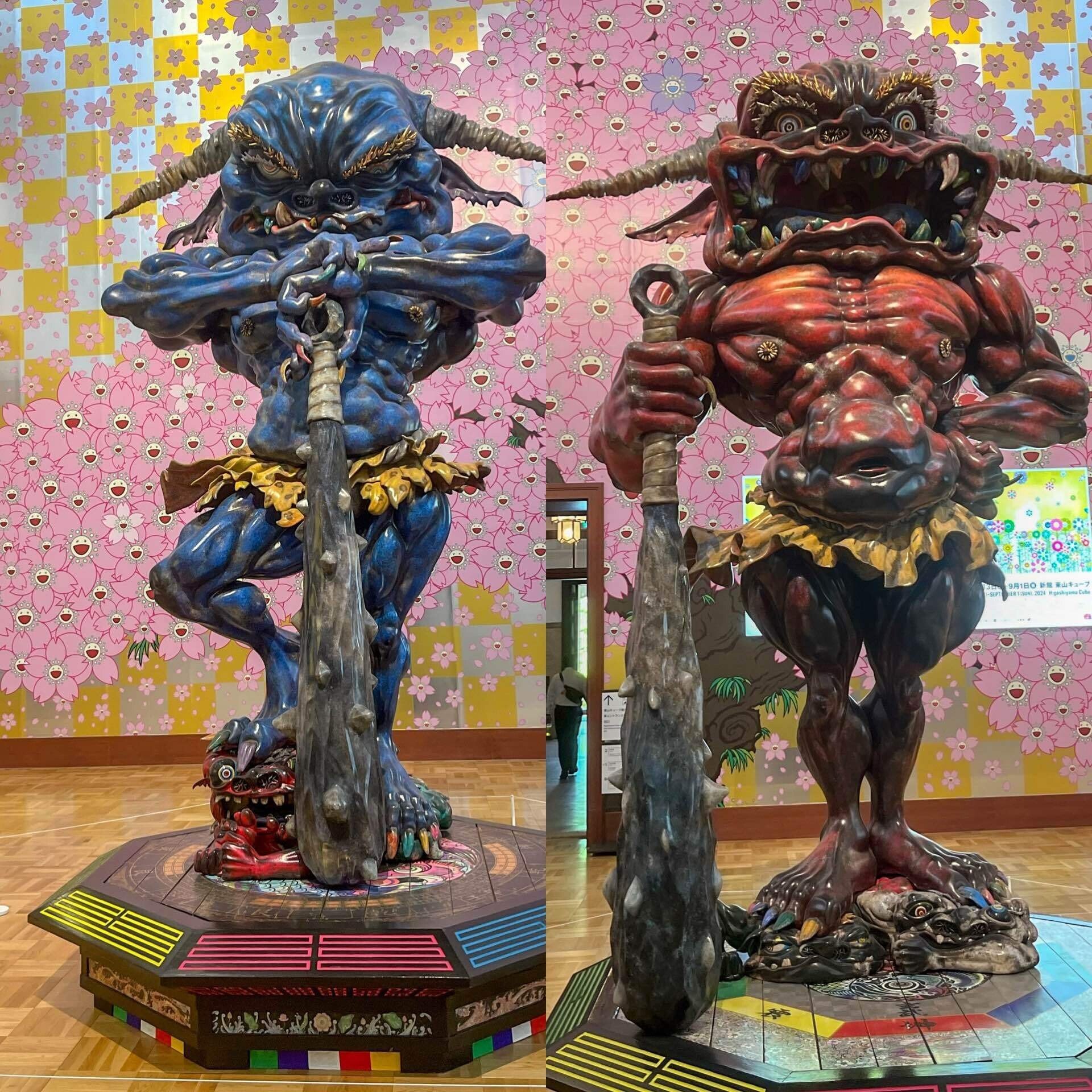 京都市京セラ美術館 村上隆の赤鬼と青鬼｜北大路京介