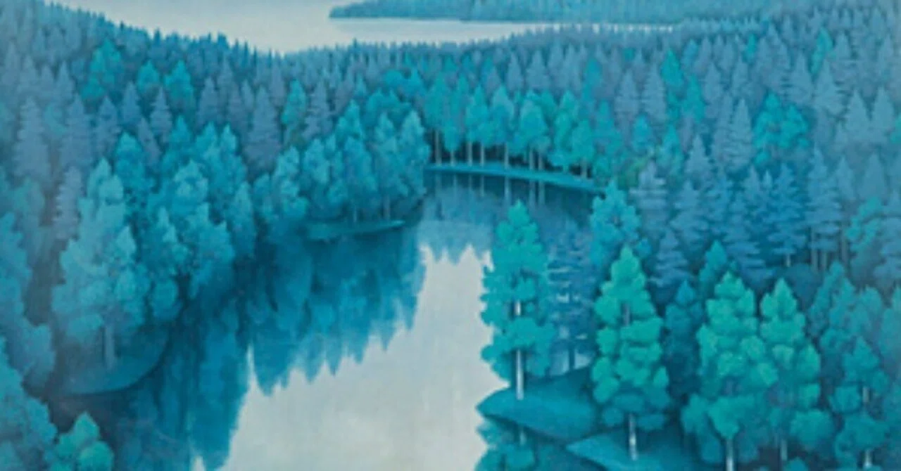 東山魁夷】 版画/リトグラフ 「山湖遥か」 査定 鑑定 買取 致します