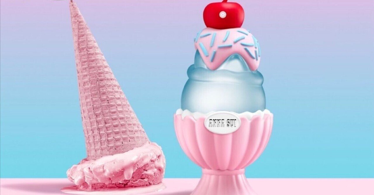 ANNA SUI SUNDAE」パッケージイラスト｜Yuri Hanashima