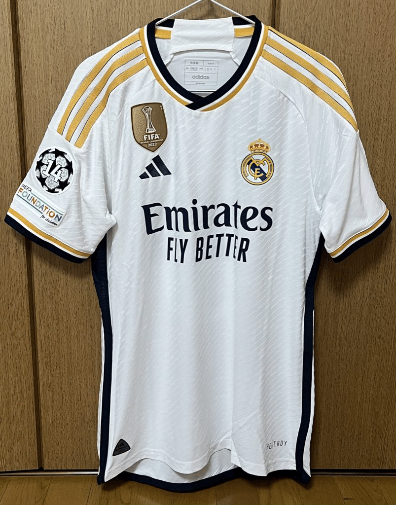 DAY5】23－24 Real Madrid Home Authentic #5 Bellingham | Not