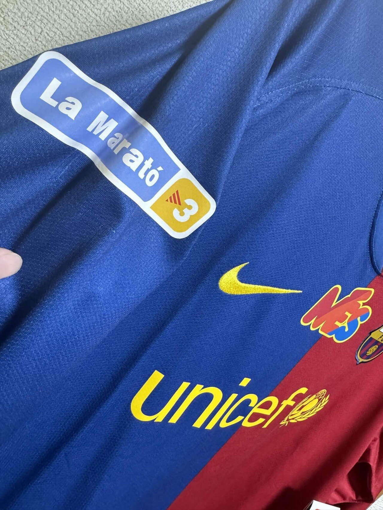 DAY10】08-09 Barcelona Home El Clasico #10 Lionel Messi (Not for