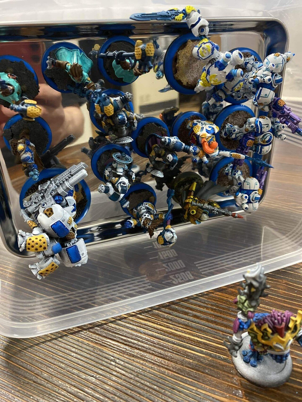 ウォーハンマー　WARMACHINE 塗装済み メタル製　ケース付き　ミニチュア ウォーマシン ケイドア バトルグループボックス レビュー 力強い