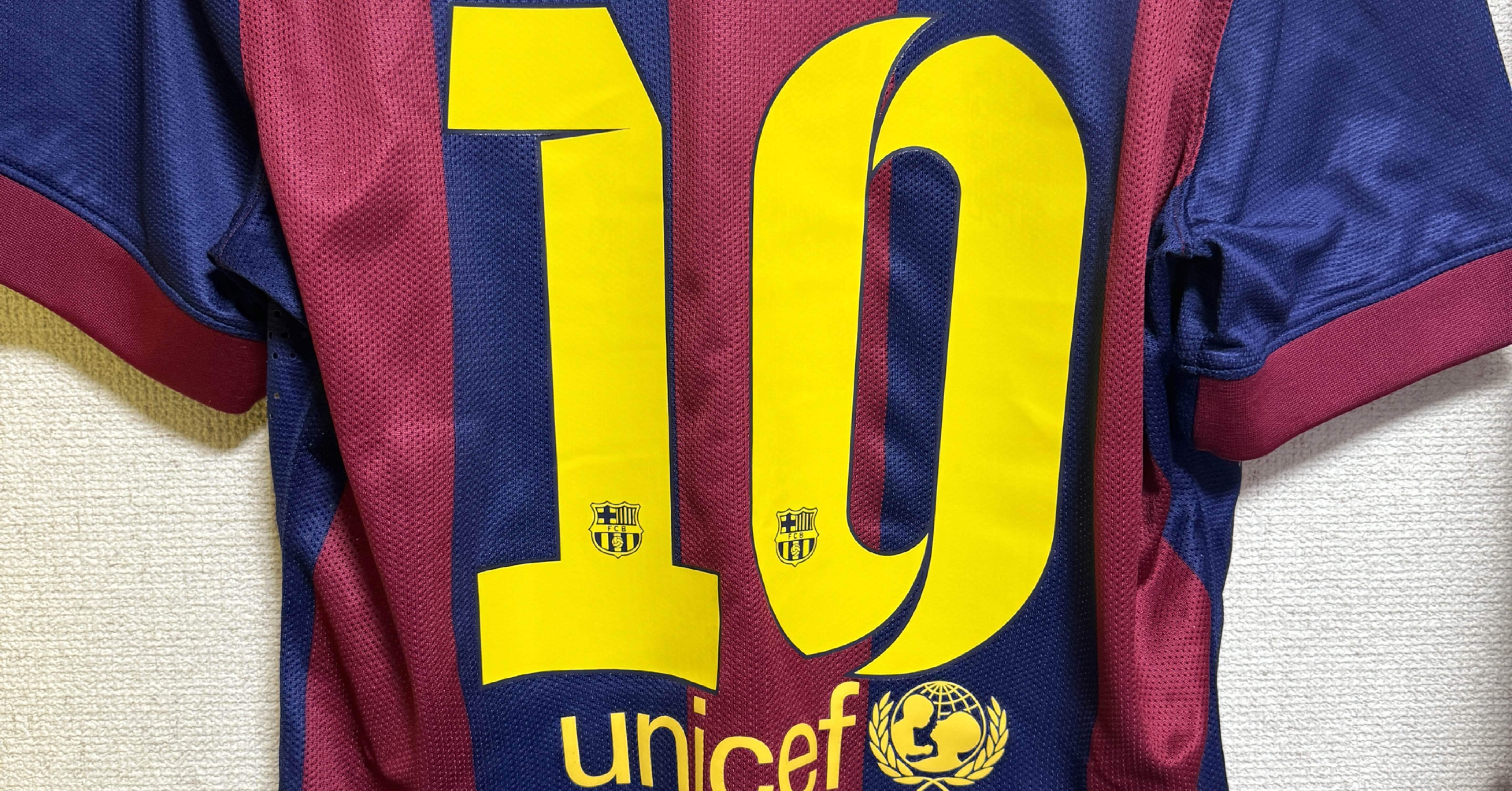 DAY11】14-15 Barcelona Home Authentic #10 Lionel Messi (Not