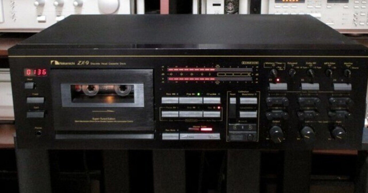完動品〗Nakamichiカセットデッキ《ZX-9》 NAKAMICHI ZX-9: 昭和カセット 完動品〗Nakamichiカセットデッキ《ZX-9》 NAKAMICHI ZX-9: 昭和カセット