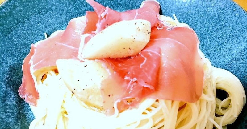 かんたん晩ごはん 桃のカッペリーニ よんたまこ Note