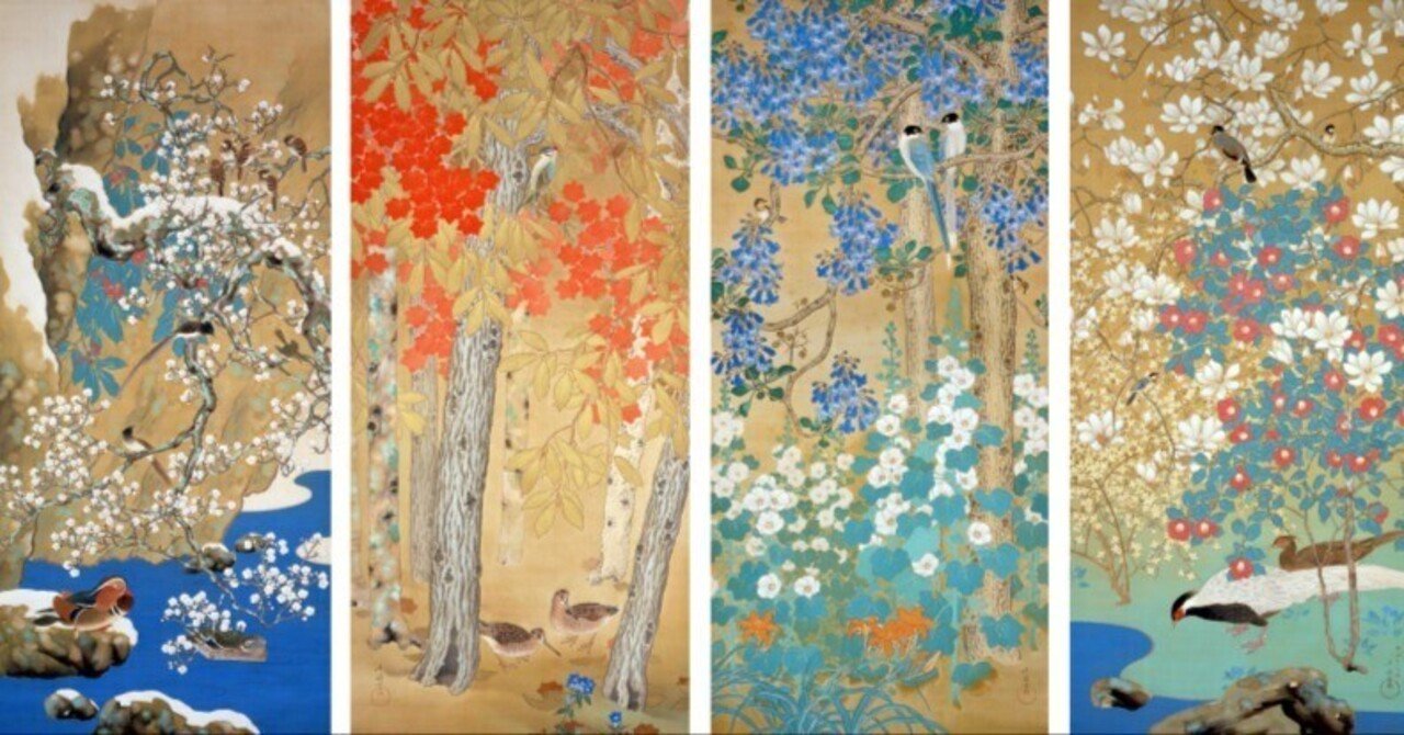 春夏秋冬の花々が織りなす日本画の世界【山種美術館 花flower華2024