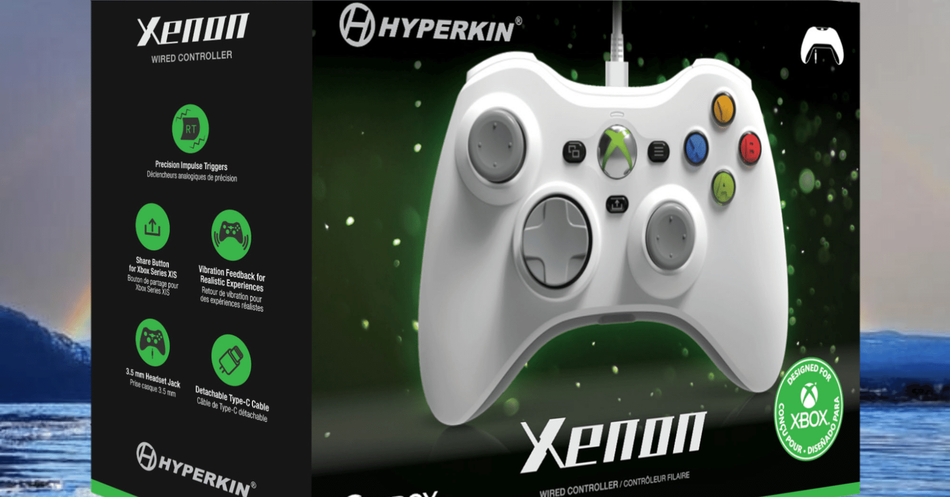 Microsoft公式ライセンス品Xbox360復刻コントローラー『Xenon』を頂い