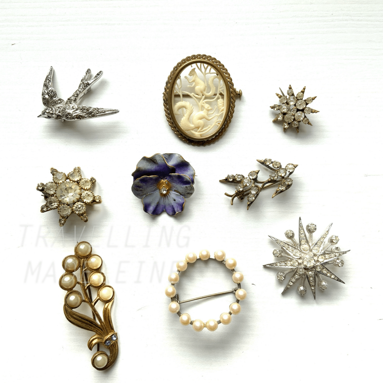 イギリス ヴィンテージ イギリス製 A&S ブローチ 希少 ブローチ A