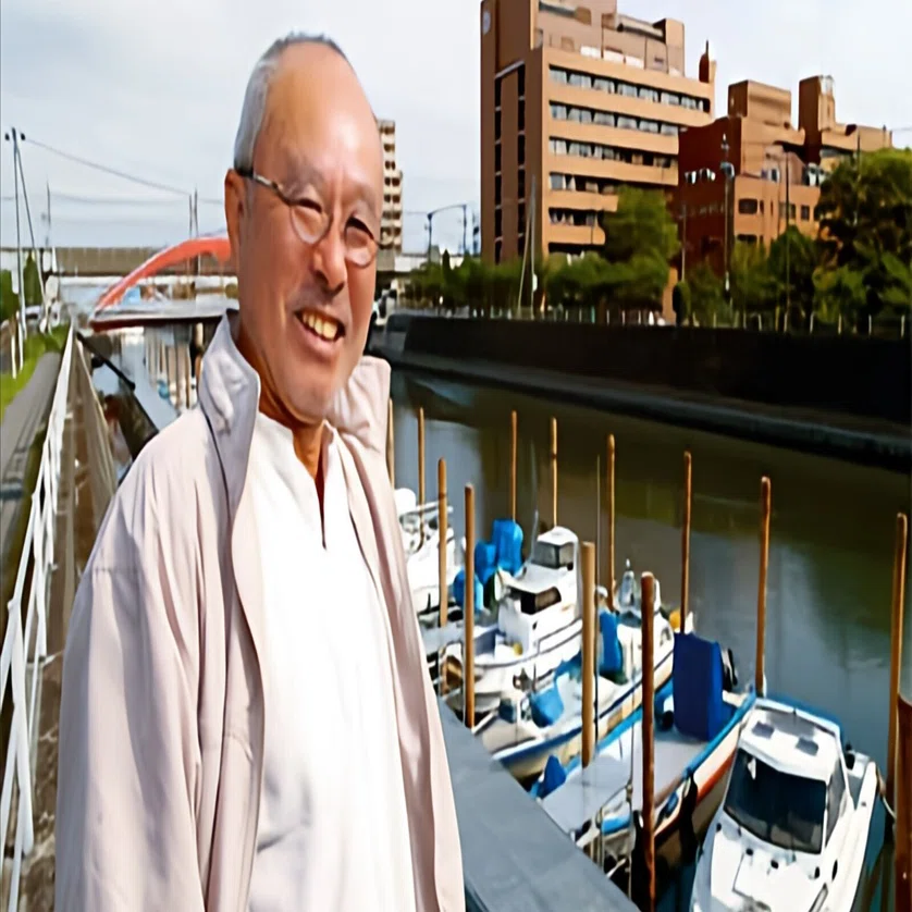 釣りバカ日誌』原作者のやまさき十三さんと、耳川でエバを釣ること